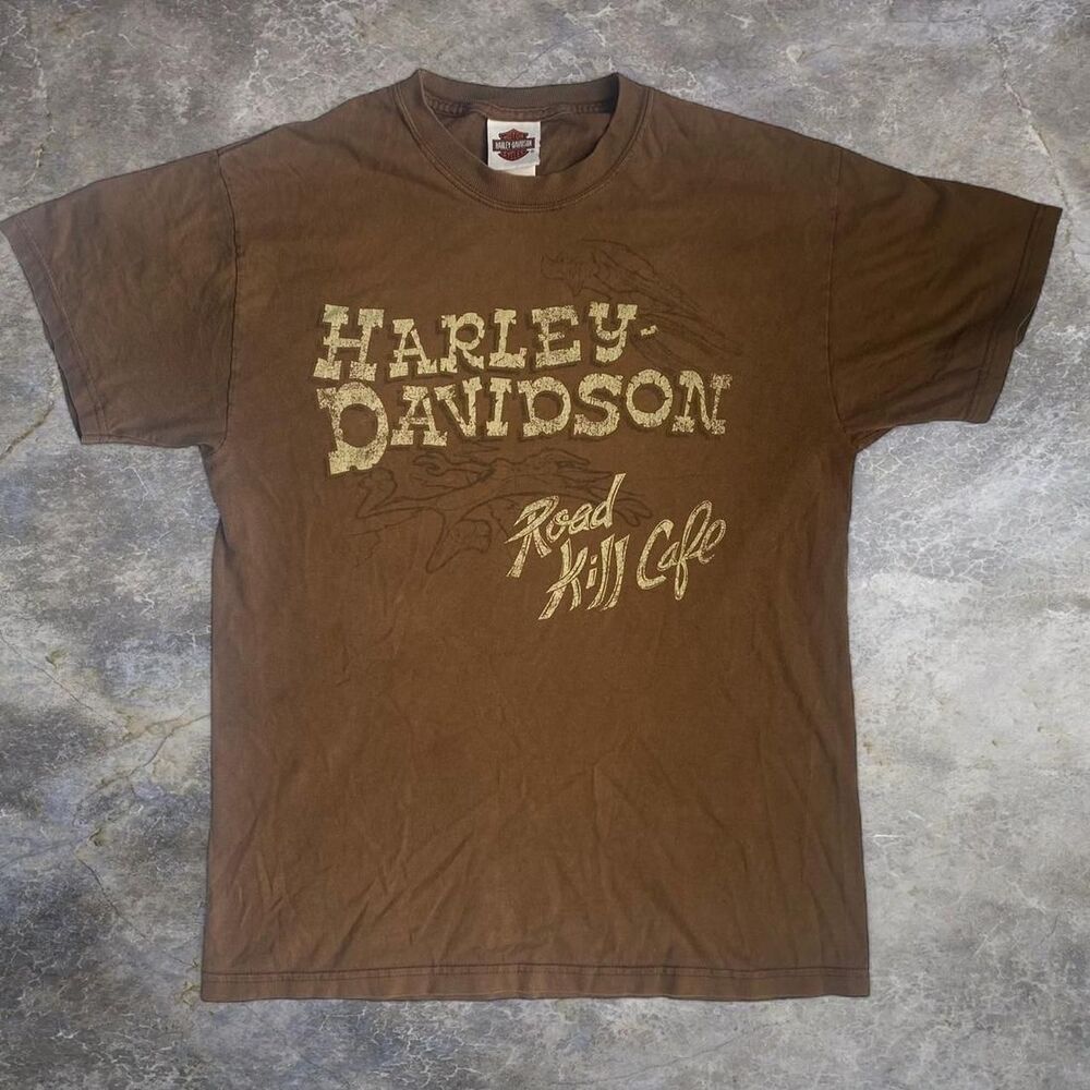 Harley-davidson Men's Brown T-shirt